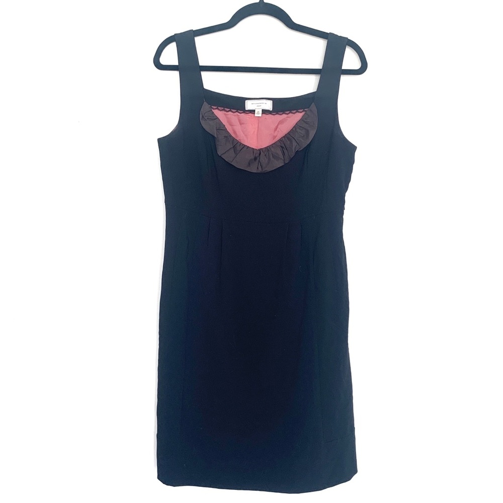 Moulinette Soeurs Ruffle Neck Dress Black Dress